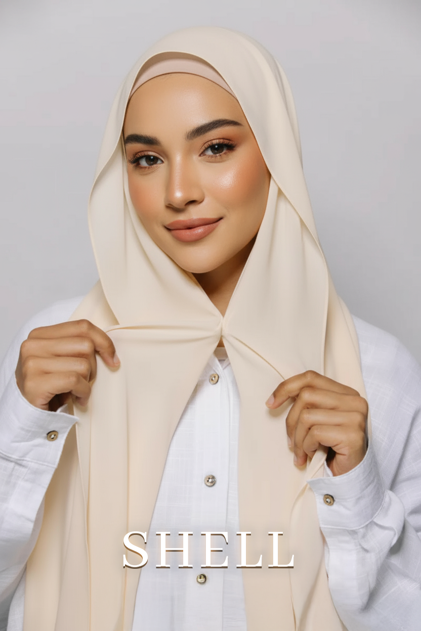حجاب الاميرة الجديد - قطعتين و قفل مغناطيسي