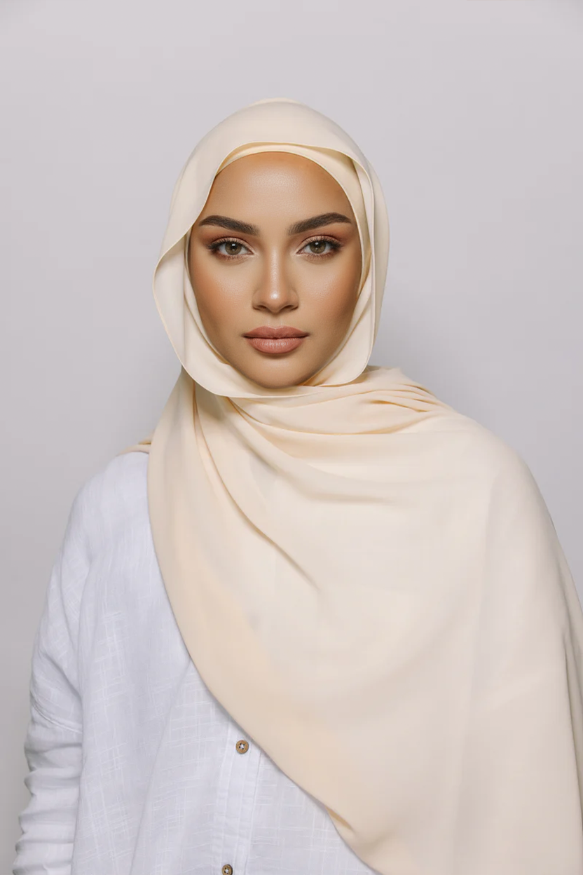 حجاب الاميرة الجديد - قطعتين و قفل مغناطيسي