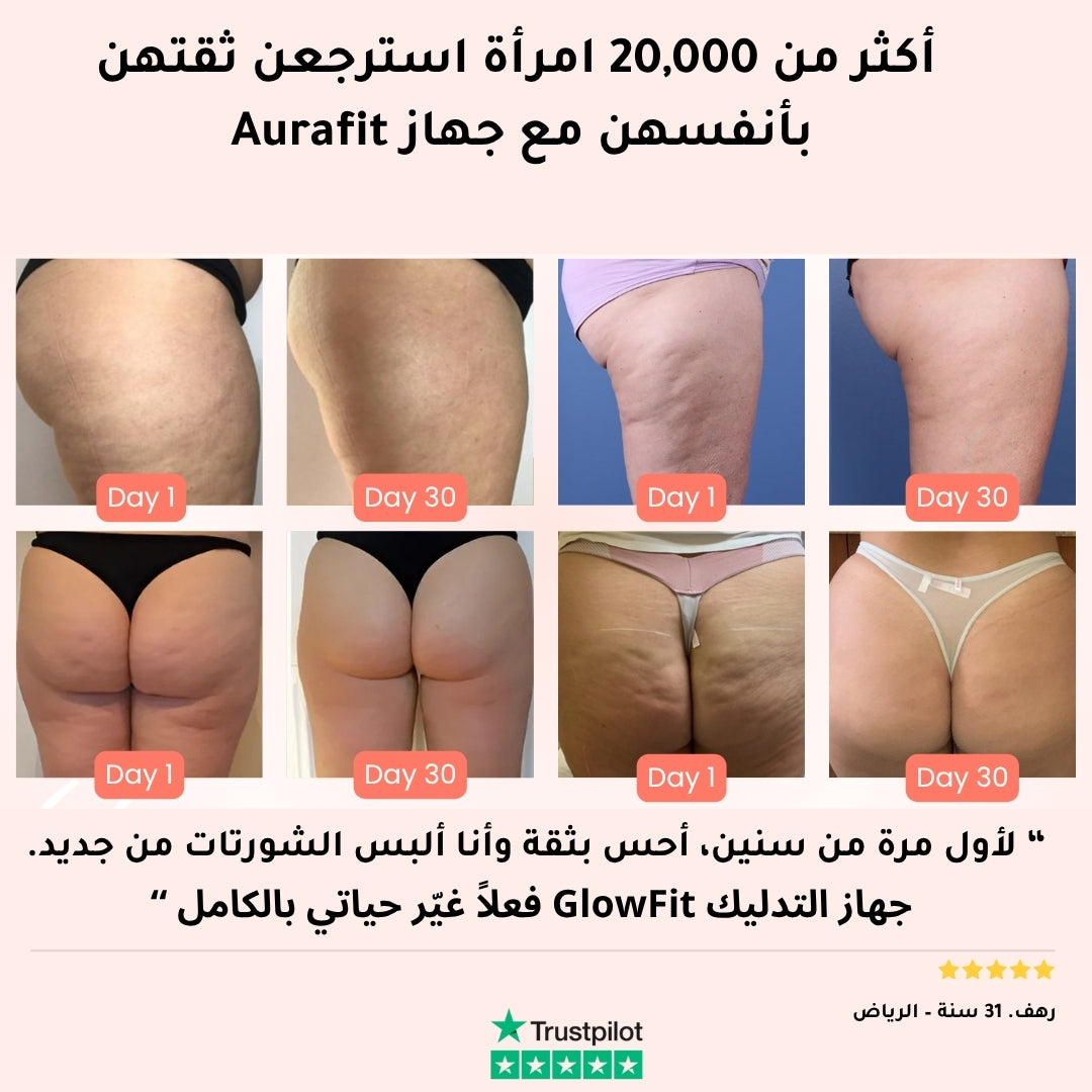 Auralift™ | جهاز تدليك وشدّ البشرة لإزالة الترهلات بفعالية