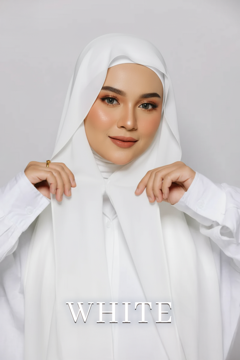 حجاب الاميرة الجديد -  قطعتين و قفل مغناطيسي